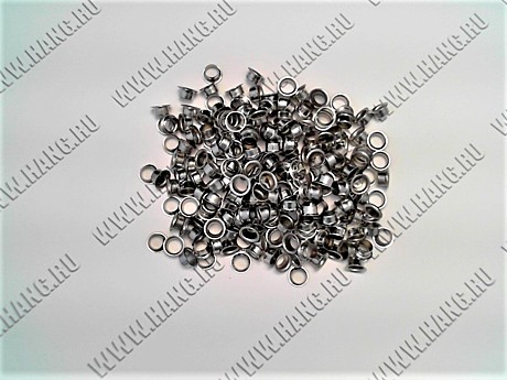 Колечки металл.D6 Silver (уп-1000шт)