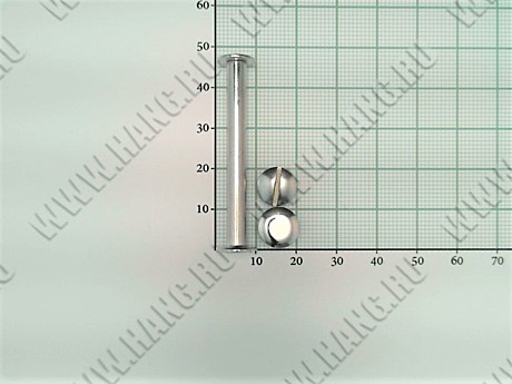 Болты металл.Silver 45мм (уп-100шт)