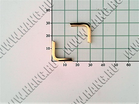 Уголки металл.Gold A16 (уп-100шт)