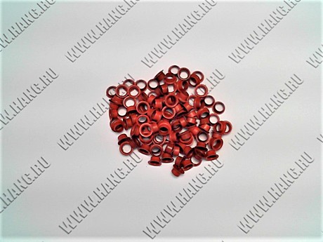 Колечки металл.D6 Red (уп-1000шт)