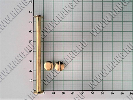 Болты металл.Gold 75мм (уп-100шт)