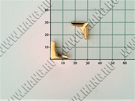 Уголки металл.Gold P14QB (уп-100шт)
